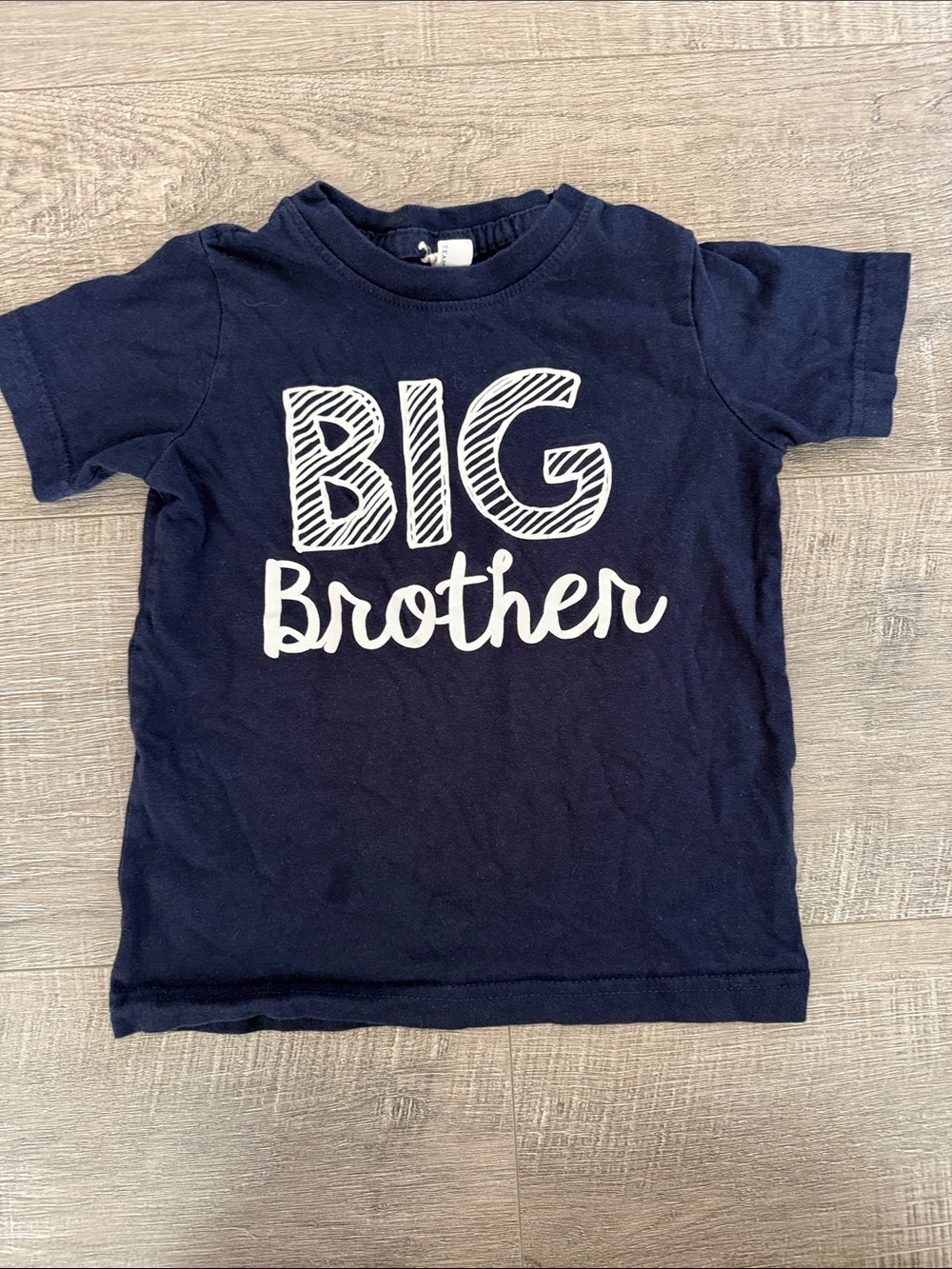 Rabbit Skins Navy Blue "BIG Brother" Graphic Tee